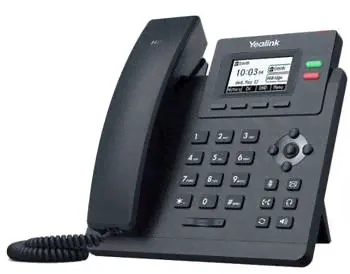 Офисная телефония YEALINK Телефон SIP SIP-T31P, 2 аккаунта, PoE, без БП, шт