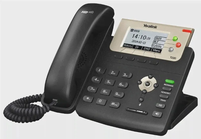 Ip телефон YEALINK SIP-T23G, 3 аккаунта, BLF, PoE, GigE, шт (незначительное повреждение коробки)-0