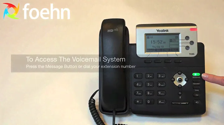Yealink T23G Voicemail