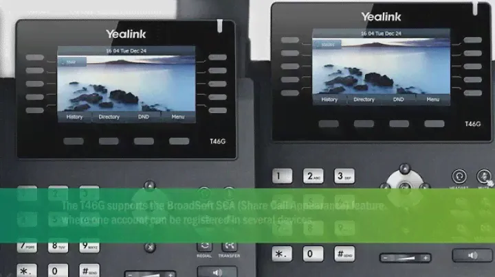 Yealink SIP-T46G - BroadSoft SCA