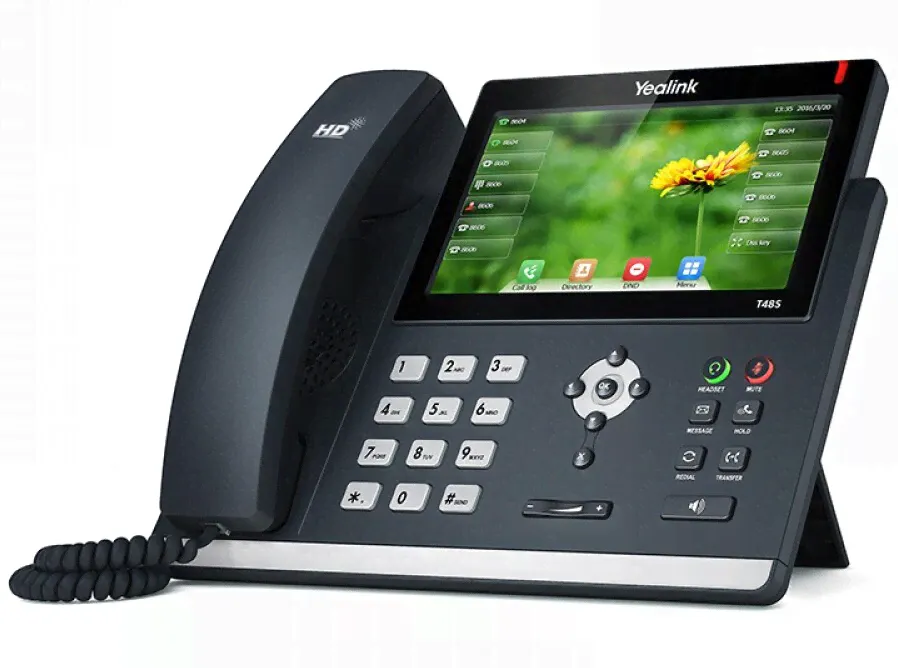 Телефон VoIP Yealink SIP-T48S серый